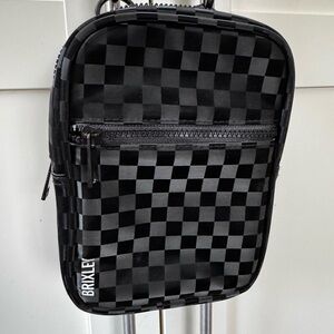 Brixley MEDIUM Crossbody Bag in SHADOW Black checkered